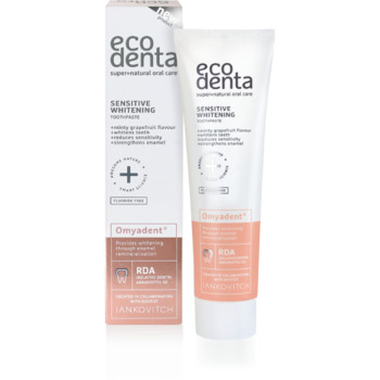 Toothpaste Omyadent Sensitive Whitening - Bieliaca pasta pre citlivé zuby a ďasná